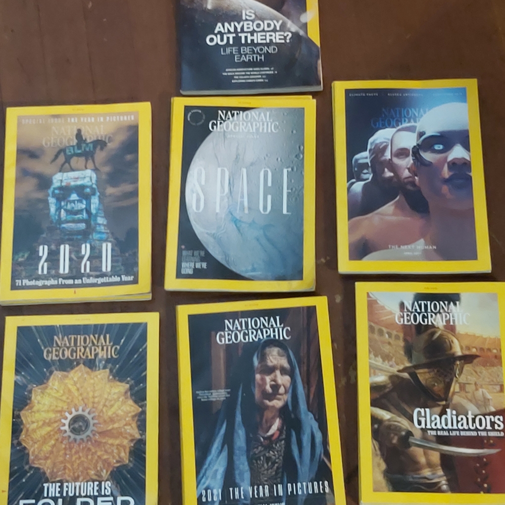 National Geographic Magazine Collection - Yellow and Black Covers